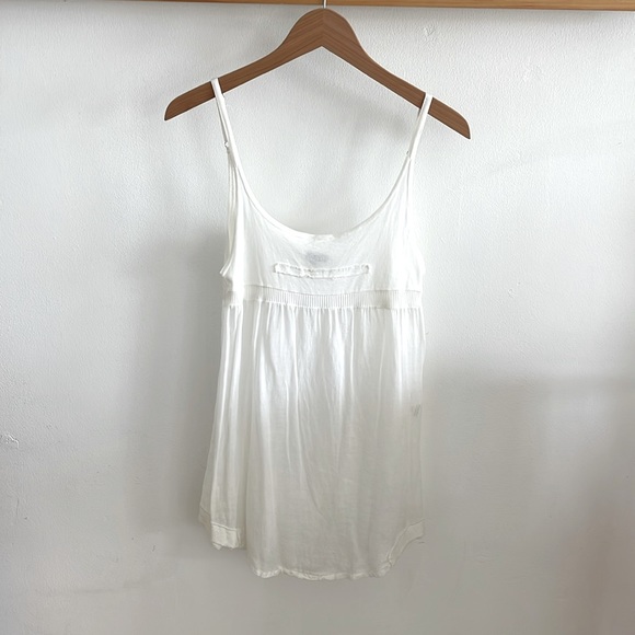 kristensen Du Nord Tops - Vintage Kristensen Du Nord White Top Layering piece - Boho Gypset vibes!